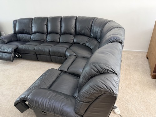 Dark grey leather two - dark,