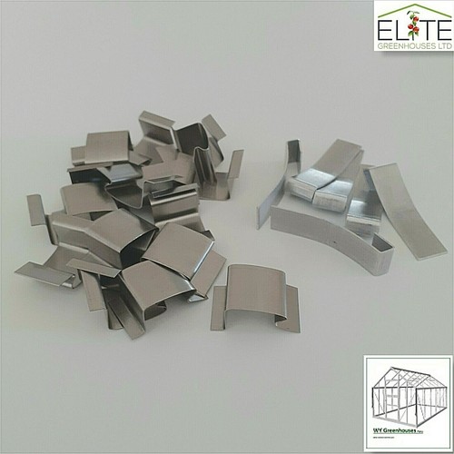 Greenhouse glass clips - greenhouse,
