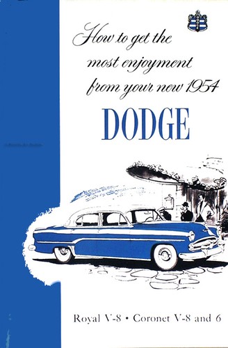 1954 dodge owners manual royal - 1954,