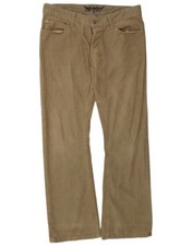 LEVI'S Mens 512 Slim Bootcut Corduroy Trousers  W38 L34 Beige Cotton AR02
