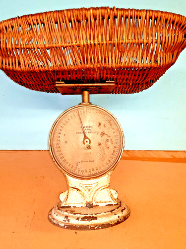 Vintage infant weighing - vintage,