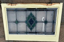 Various Antique Stained Glass Window Panels - 18 available- see photos