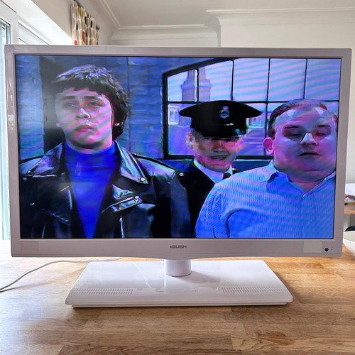 Bush led white tv built - white,