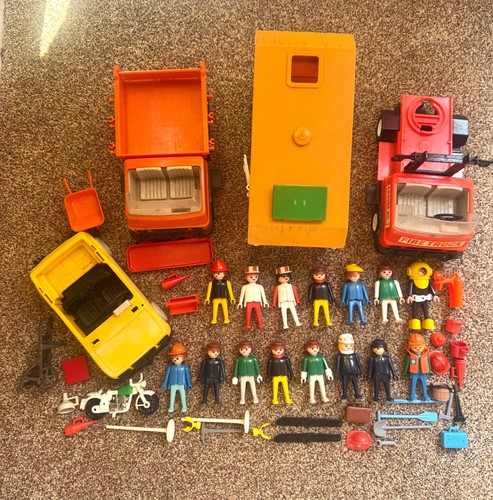 Vintage 1970 playmobil fire - vintage,