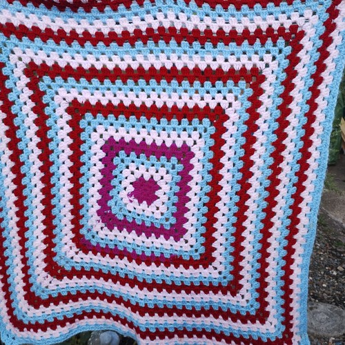 Vintage blanket granny knit - vintage,