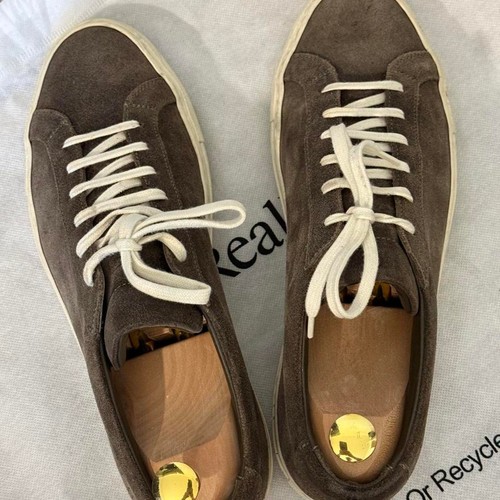 Common projects grey suede - common,