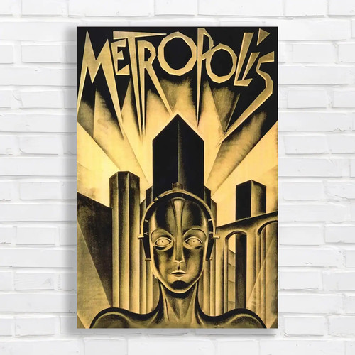 Metropolis deco movie canvas - movie,