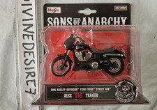 Sons Of Anarchy Tig Maisto Harley Davidson Model  Bike Motorcycle Ages 8+ SOA