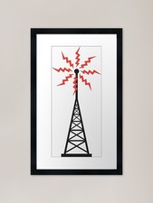 Radio tower 2 Framed Art Print