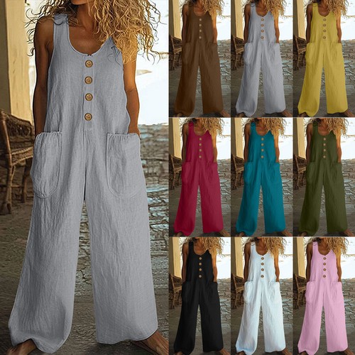 Ladies summer casual overalls - ladies,