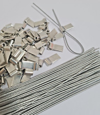 50x FLAG ELECTRIC METER FLAG SECURITY SEALS & WIRES TAXI METER TAMPER PROOF