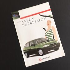 Vauxhall Astra Expression Mk3 Limited Edition 1996 UK Sales Brochure. Mint.