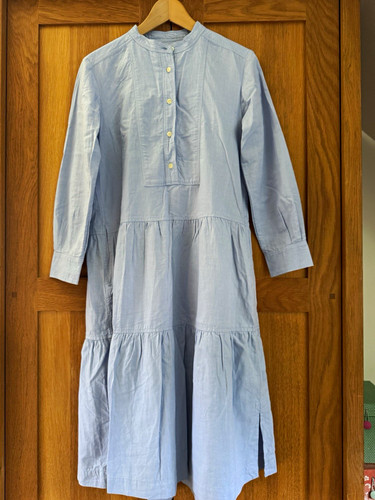 Toast blue cotton woven - toast,