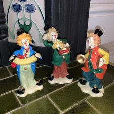 Vintage 1990s Clown Figurines