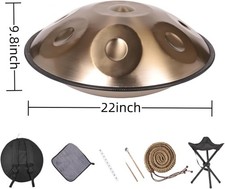 Handpan Drum in D Minor 440Hz