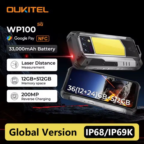 New ovp oukitel - new, 12+512gb
