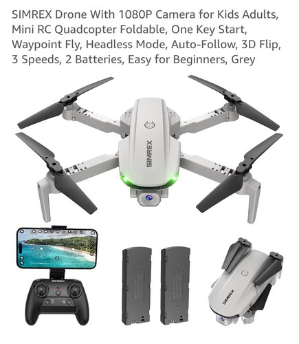 Simrex drone with - with, 1080p