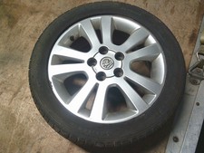 ASTRA MK4 SRI 16" GENUINE GM TWIN 5-SPOKE ALLOY WHEEL SILVER & TYRE 5-STUD 5x110