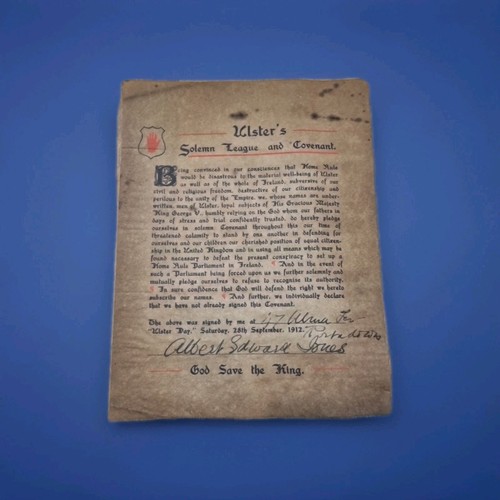1912 ulster covenant signed - 1912,