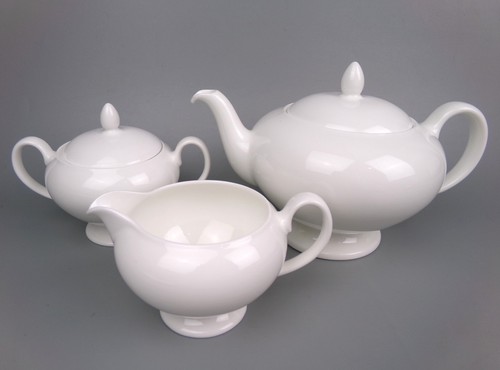 Wedgwood white teapot milk - white", teapot,