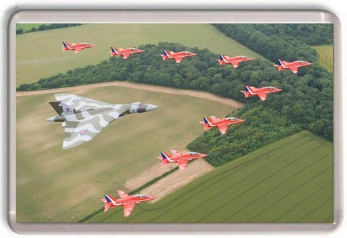 Red arrows and vulcan bomber - and,