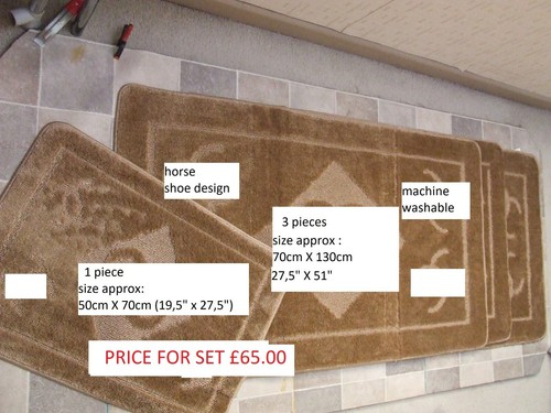 Romany gypsy washable mat set - romany,