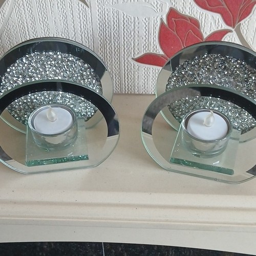 Set mirrored glass tea - mirrored,