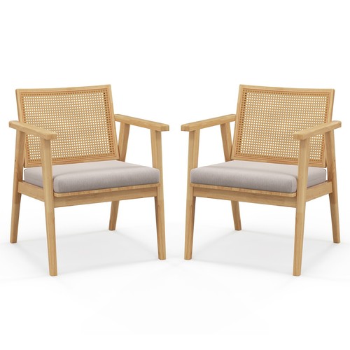 Set rattan accnet chair - 2,