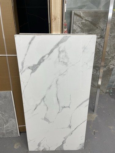 White marble effect - (sample),