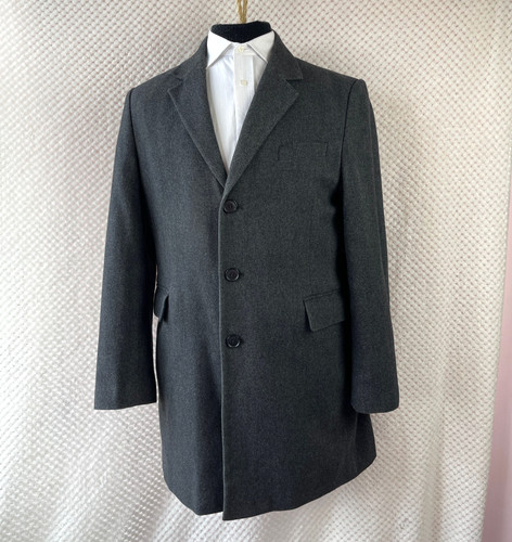 Coat mens large grey 36 - coat,