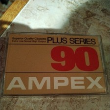 Ampex plus C-90  blank Cassette Tapes (1)