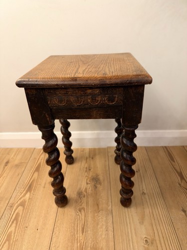Antique oak barley twist - twist, joint