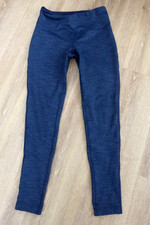 MONDETTA PERFORMANCE LUXURY LADIES YOGA/GYM LEGGINGS NAVY BLUE *SIZE S