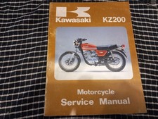 Kawasaki KZ200 factory workshop manual 1982