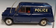 ORIGINAL VINTAGE CORGI TOYS 448 BMC AUSTIN MINI VAN POLICE WITH AERIAL DIECAST