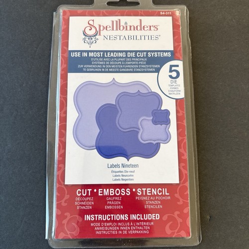 Spellbinders labels nineteen - spellbinders,