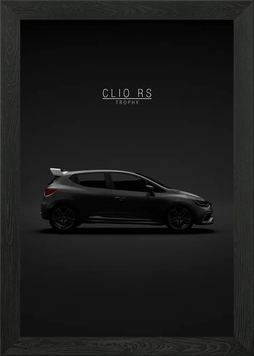 Renault clio trophy - clio, framed