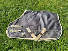 3ft6 Faux Leather Suede Snakeskin Fleece Lined Stable Show Rug Mini Shetland