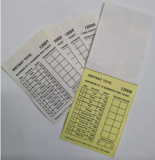 boxed INSTANT TOTE TICKETS