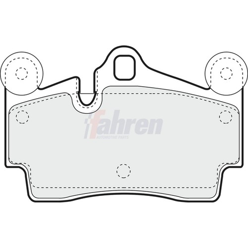Brake pads set for touareg - set,