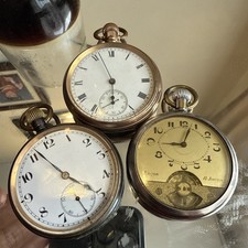 JOB LOT OF POCKET WATCHES cyma