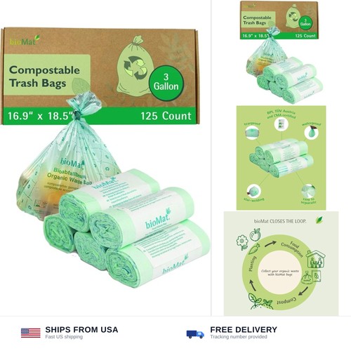 Biomat compostable trash - biomat, bags