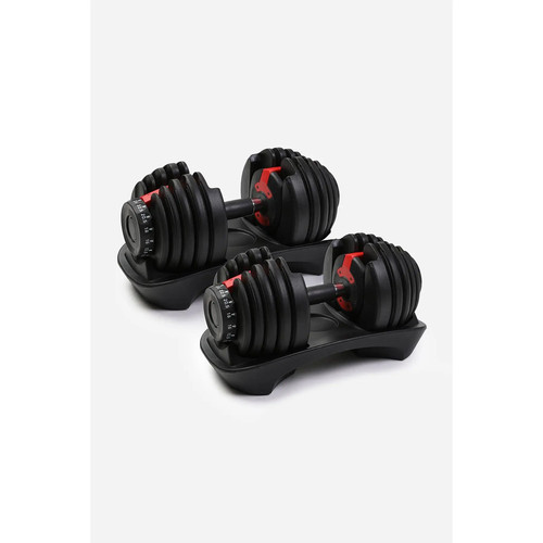 Adjustable dumbbells pair - dumbbells, 24kg