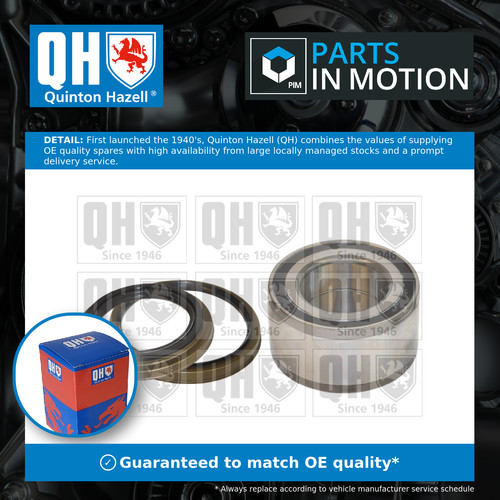 Wheel bearing kit - bearing, fits