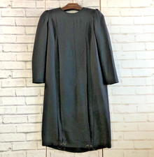 Vintage 1980s Black Pleated