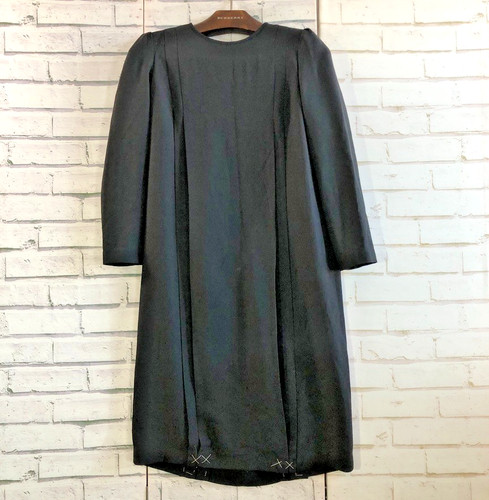 Vintage 1980s black pleated - 1980s,