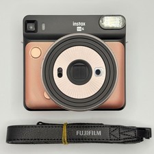 Fujifilm Instax SQ6 Square Instant Camera - Blush Gold / Pink Strap A+++