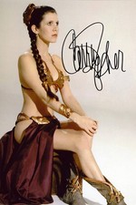 Carrie Fisher Signed Autograph