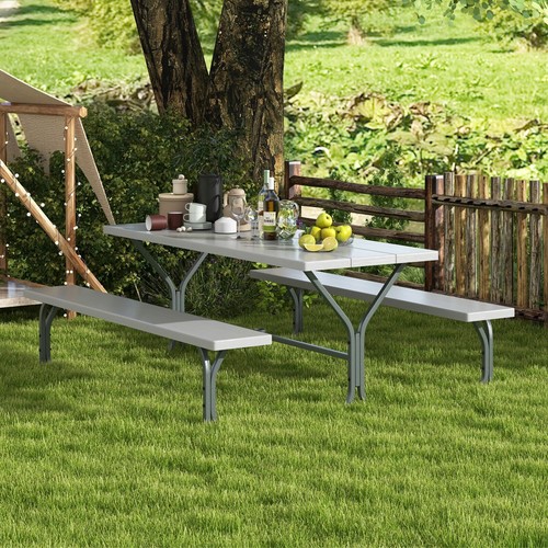 Picnic table bench - set, with