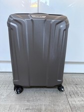 Samsonite Cabin Size Hard Silver Suitcase with USB port, 360° Rotate & 44L #1